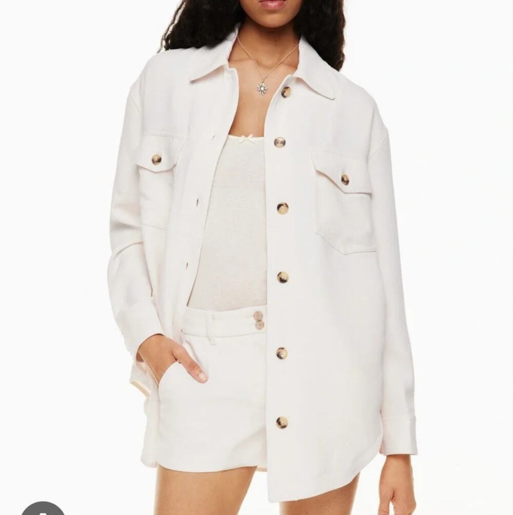 Wilfred The Ganna Shirt Jacket in Ivory Size XXS